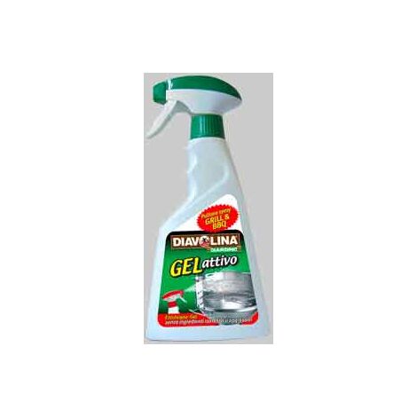 Pulitore per griglie e barbecue gel attivo diavolina 500 ml