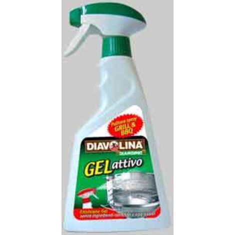 PULITORE PER GRIGLIE E BARBECUE 'GEL ATTIVO' DIAVOLINA 500 ml - DIAVOLINA
