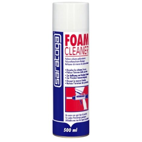 PULITORE PER PISTOLE PER SCHIUME POLIURETANICHE FOAM CLEANER 500ml SARATOGA