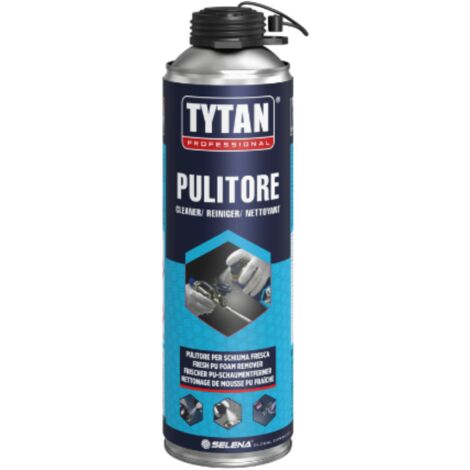 Pulitore per schiuma poliuretanica e adesivi 500 ml -12 pezzi