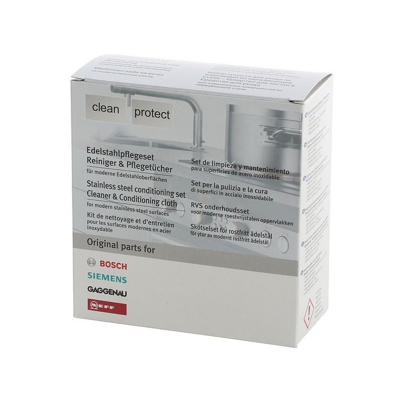 Pulitore per superfici in acciaio inox