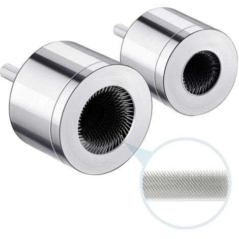Pulitore per tubi in rame, spazzola per la pulizia di fori da 15 + 22 mm, spazzole per la pulizia di tubi in rame in acciaio al carbonio migliorato, pulitori per tubi in rame efficienti, br