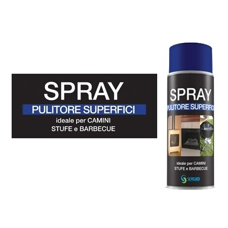 Pulitore superfici spray per camini/stufe/barbecue