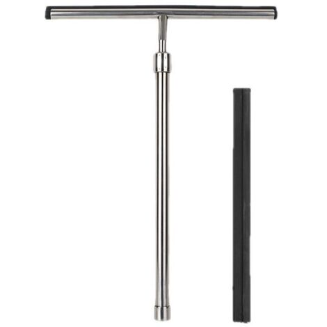 Pulitore telescopico per doccia con lama in silicone per bagno, cucina, auto
