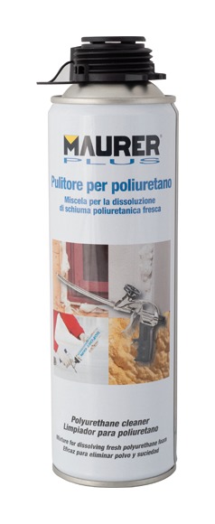 Image of PULITORE x SCHIUMA POLIURETANICA 500ML MAURER - PER PISTOLA