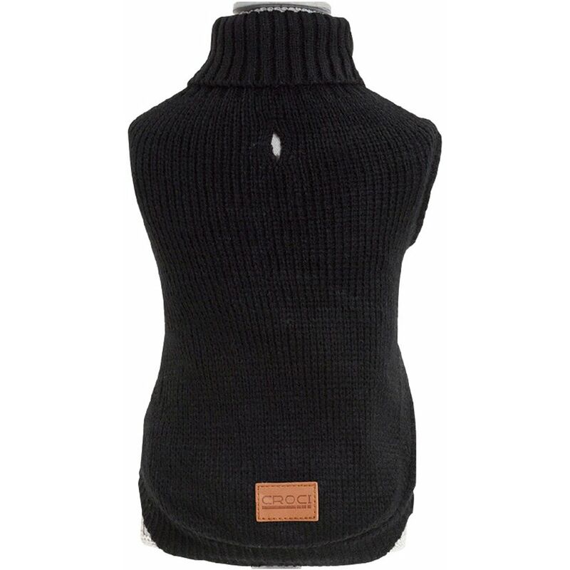 Maglioncino 80 cm: STOCCOLMA chandail pour chien noir