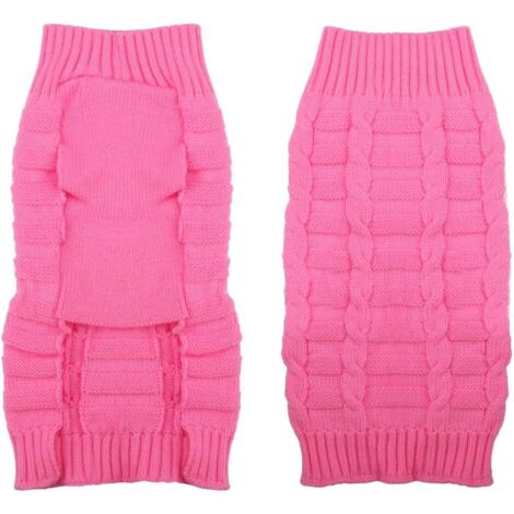 Pull chaud pour chat et chien (S, rose)