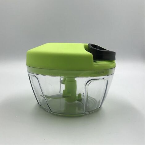 Pull Chop Manual Food Chopper/Processor with Cord Mechanism, Green