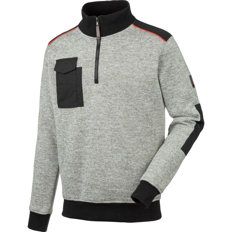 Pull de travail Perseus Würth MODYF gris clair M - Gris clair