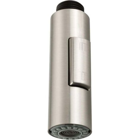 Pull Down Kitchen Faucet, G1/2 Male or 13/16 Inch 2 Function Kitchen Faucet Spray Head Replacement, Brushed