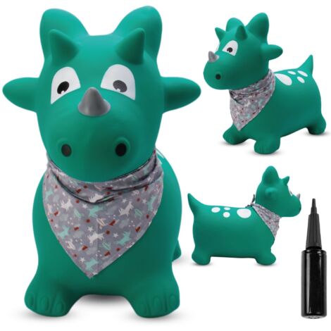 Pull enfant avec pompon vert dinosaure et bandana Sun Baby