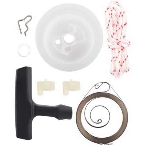 Pull Lawnmower Part Replacement Kit Starter Handle Pulley Rope Springs for 029 039 MS290 MS390