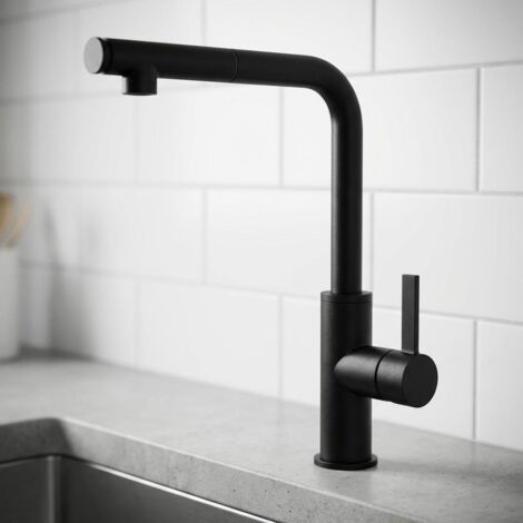 SORENTO SRTWT5607-BL Wall Mounted Kitchen Tap Matt Black SRTWT5607-GY Gold Sink Tap SRTWT5607-RG