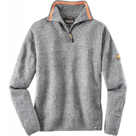Pull-over de travail gris chiné Taille .XXL