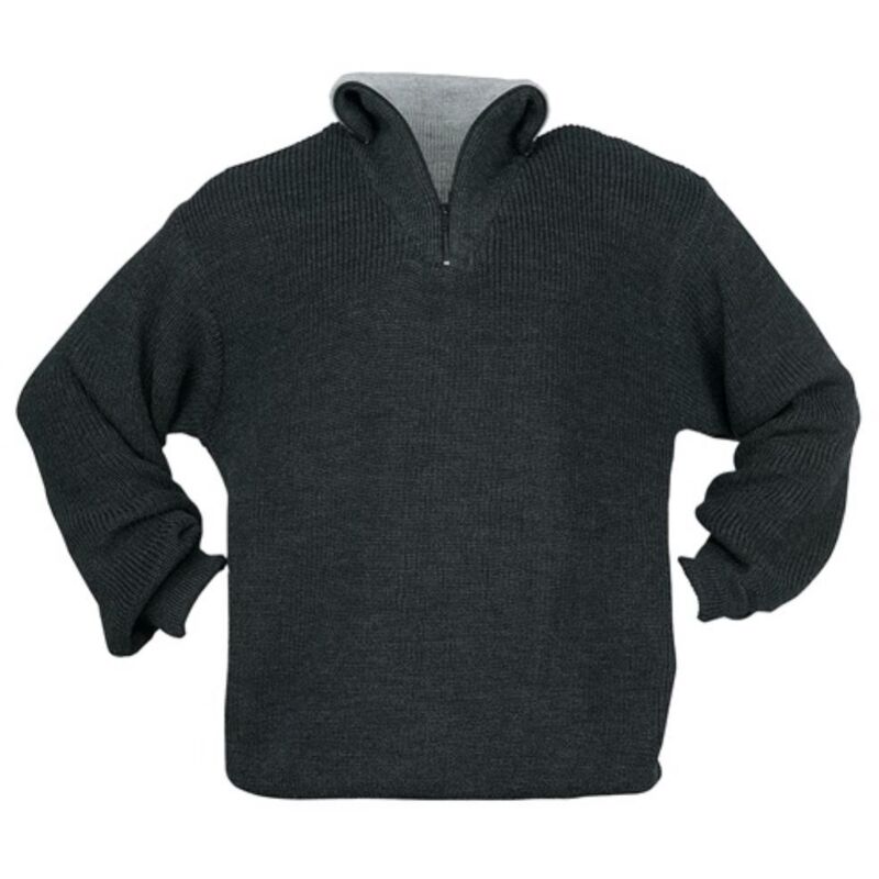 Pullover taille xxl anthracite 100 % polyacrylique