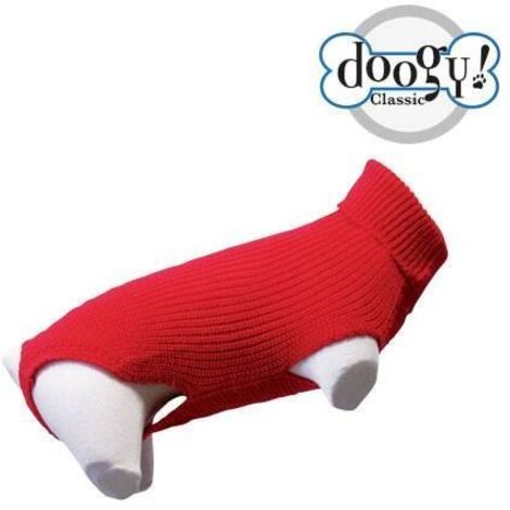 Pull pour chien New Basic rouge Taille : T30