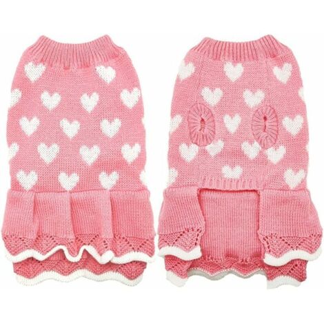 Pull pour Chien, T-Shirt Doux et Chaud vêtements d'hiver pour Chiens, Chandail Chaud d'hiver de Chat de Chien, Veste Chaude d'animal familier