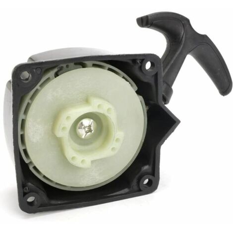 LABLANC Pull Starter Recoil Starter + Pull Panel for Brushcutter Whipper Snipper Strimmer,Black,1pc,Hole Distance 67mm