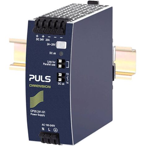 PULS CP20.241-S1 Alimentatore per guida DIN 24 V 20 A 480 W Num. uscite:1 x Contenuto 1 pz.