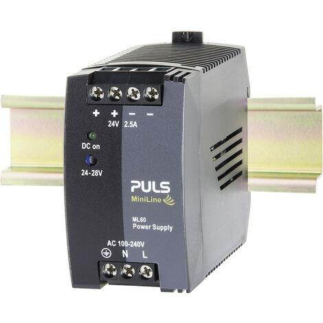 PULS ML60.241 Hutschienen-Netzteil (DIN-Rail) 24 V/DC 2.5 A 60 W Anzahl Ausgänge:1 x Inhalt 1 St.