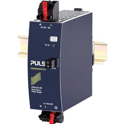 PULS PULS MODULE DE REDONDANCE RAIL DIN 24 V 20 A 480 W NBR. DE SORTIES:1 X CONTENU 1 PC(S) CP20.241-R2