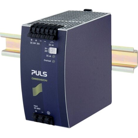 PULS QTD20.241 Convertitore DC/DC 24 V 20 A Num. uscite: 1 x Contenuto 1 pz.