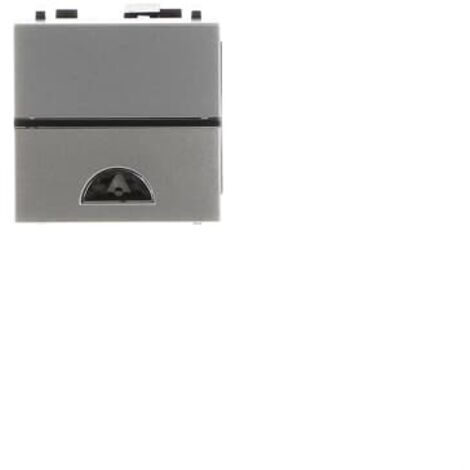 Pulsador ancho campana PLATA Niessen Zenit N2204 PL