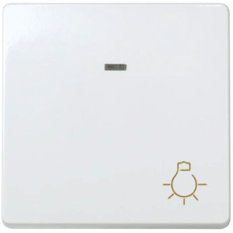 Pulsador ancho luminoso simon 27 blanco