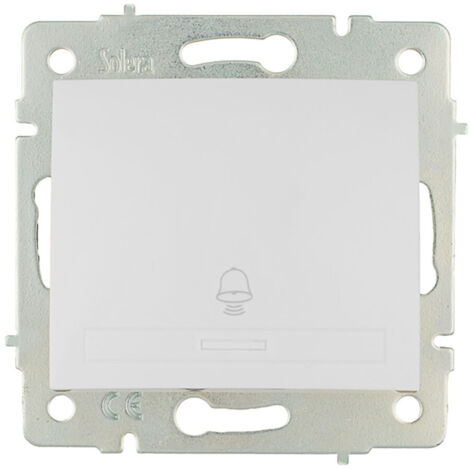 Pulsador campana 10a 250v serie europa solera erp03qc