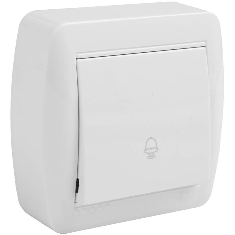 

Pulsador campana blanco serie "Mural
