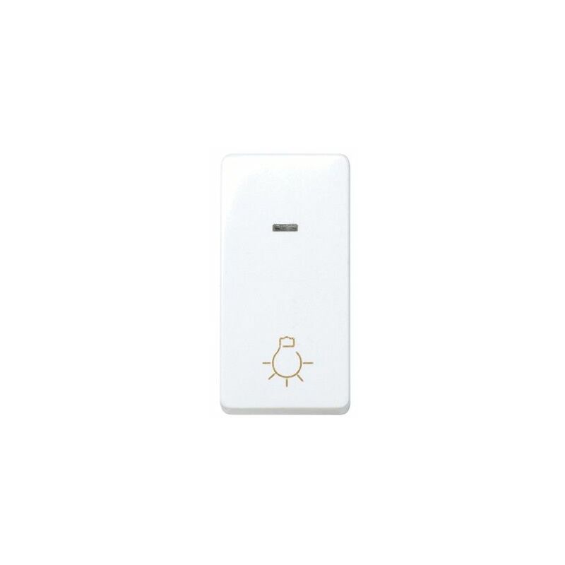

Pulsador luz estrecho con luminoso 27 Play Blanco - Simon