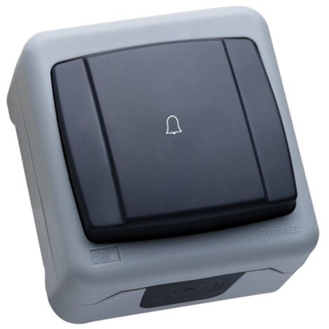 Pulsador con Símbolo Campana Superficie Makel IP55 36064150