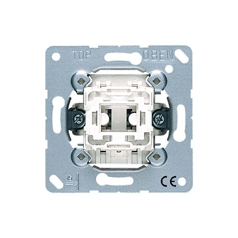 

533U MECANISMO PULSADOR 10 AX 250 V~, CONMUTADOR UNIPOLAR CON CONEXIÓN A NEUTRO - Jung