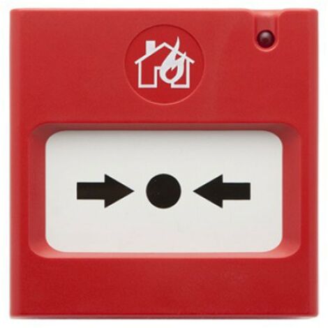 Pulsador de alarma de incendio Comelit manual 41PAM000