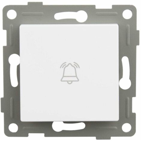 Pulsador de timbre onlex empotrable 10A 230V ABS