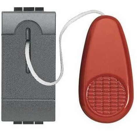 Pulsador de tirante Bticino Livinglight 1NO 10A 230Vac 1M L4033
