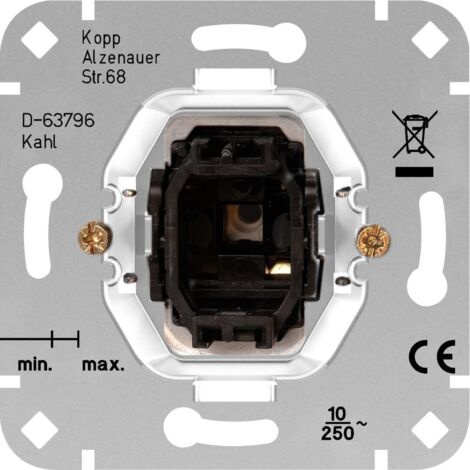 PULSADOR KOPP 504400001 HK 07 ALUMINIO 1 PI CE