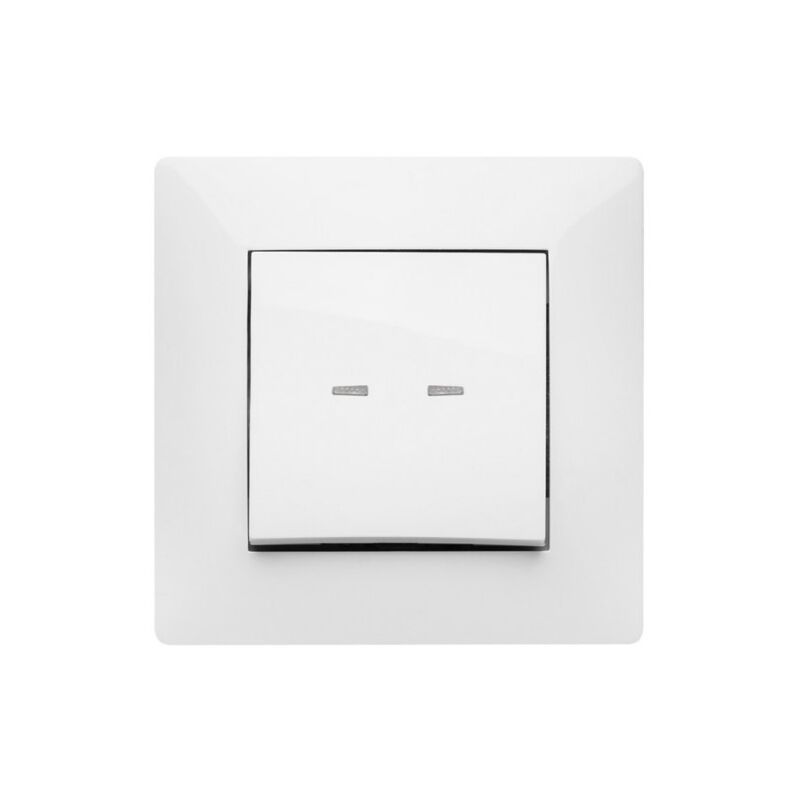 

Pulsador Electricidad 10A-250V Luminoso Empotrar Abs Habitat 15 9