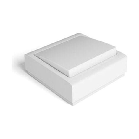 Pulsador Luz 72X72X28 Superficie Abs Blanco 8011 Famat