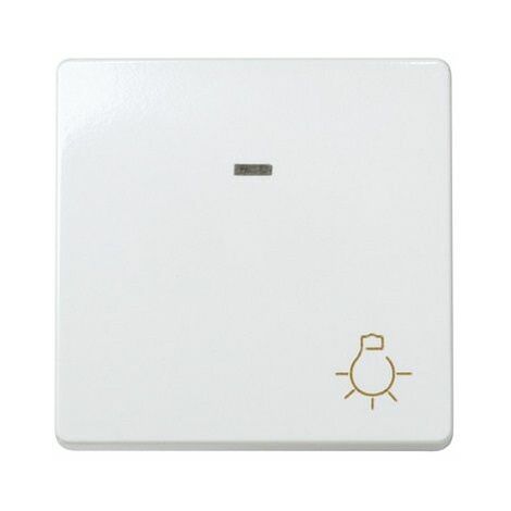 Pulsador luz ancho con luminoso Simon 27 Play  Blanco