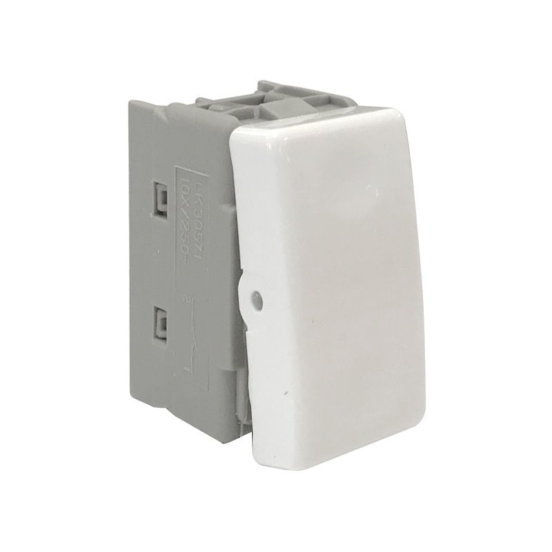 

Pulsador luz estrecho empotrable 10A 250V (B&B 041010)