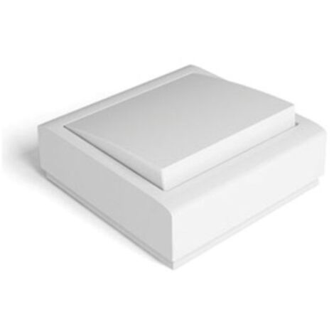 Pulsador luz superficie famatel blanco