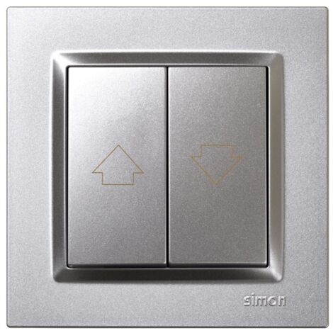 PULSADOR PERS 840X840 MM 230V ALUM SERIE 10 SIMON - F1090333026