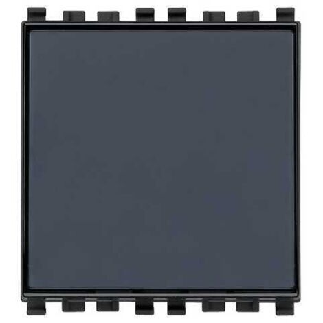 Pulsador placa 1P Nº 10A Gris VIMAR 20050