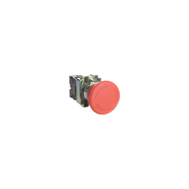 

Pulsador seta rojo+cámara portacontactos protección SOLERA PE12CA