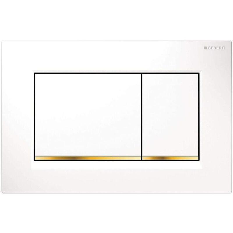 

Geberit - Placa de activación Sigma 30 blanca/oro - 115.883.KK.1