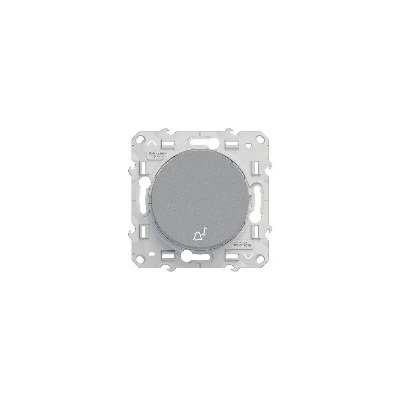 

Pulsador simbolo Luz Odace Plata SCHNEIDER S530246