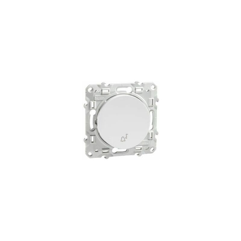 

Pulsador simbolo Timbre Odace Blanco S520246 - Schneider