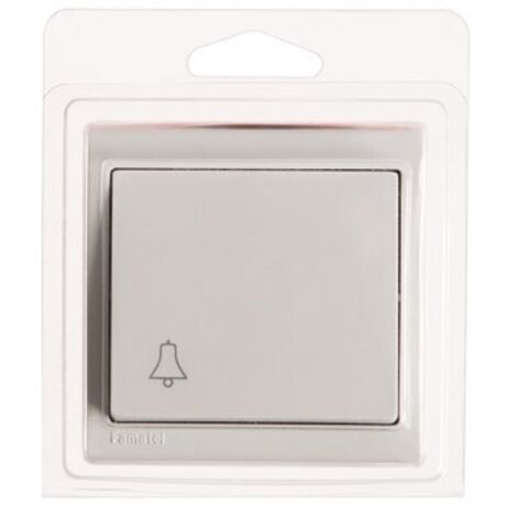 PULSADOR TIMBRE SUPERFICIE 10A BLANCO - 8010.1