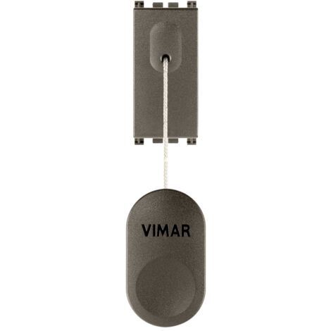 Pulsante 1P 10A tirante Vimar Metal Arkè 19052.M